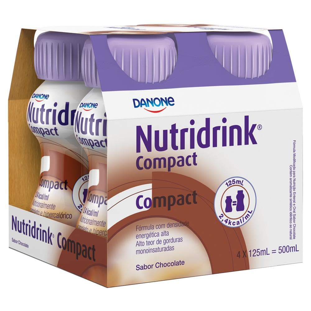Nutridrink Compact Chocolate com 4 unidades
